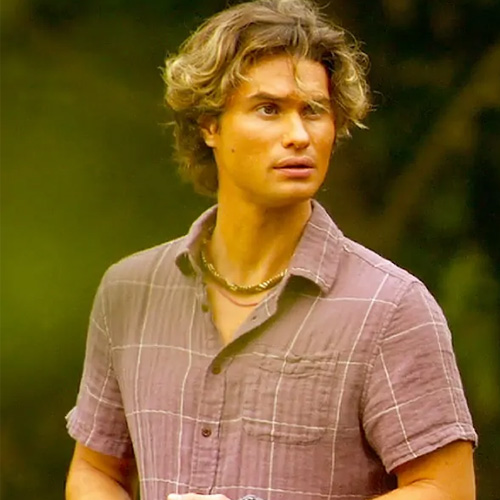 Chase Stokes wearing MONTY SHIRT